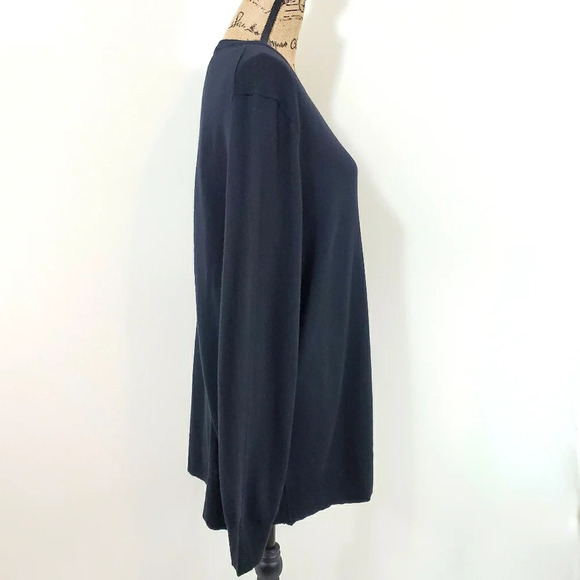 LANE BRYANT Button Front Cardigan Navy Blue 14/16 - Picture 4 of 13